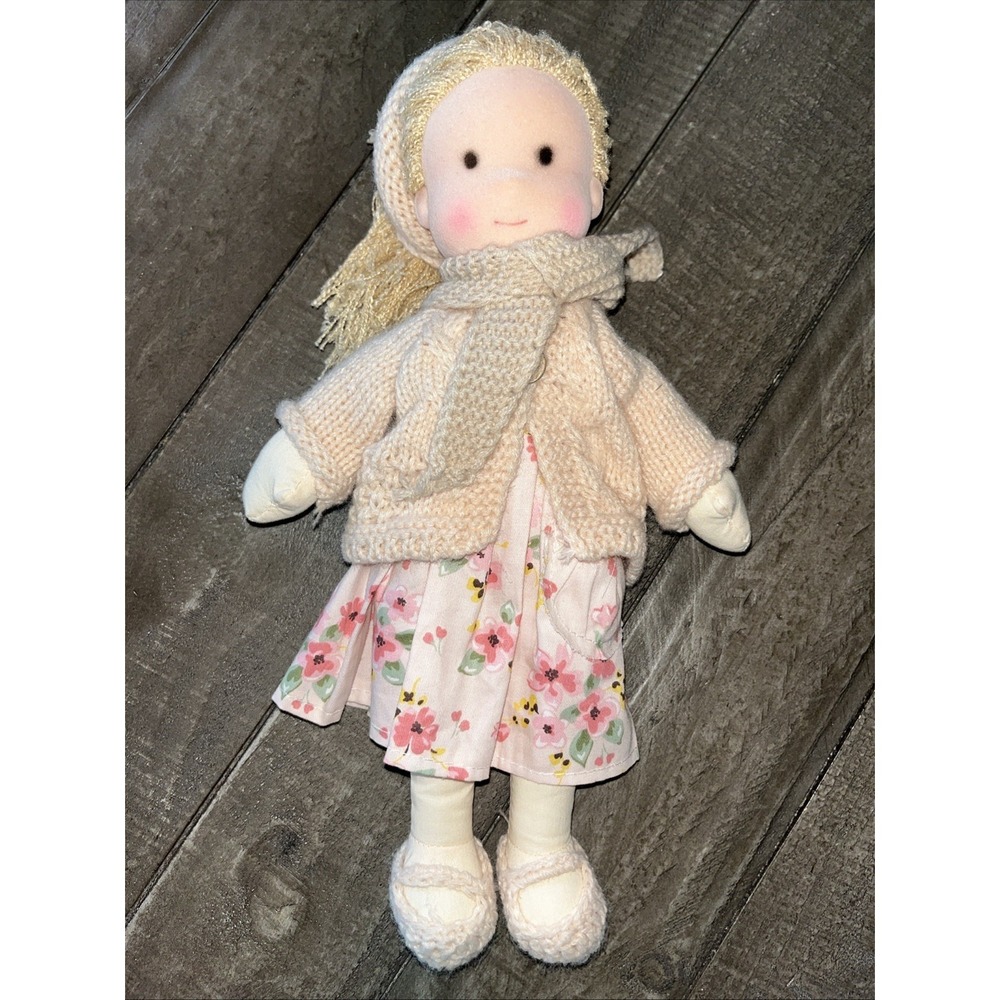 Evgeniya Elizarova Waldorf Style Felted Doll Made With Love 12x5" New But No Box